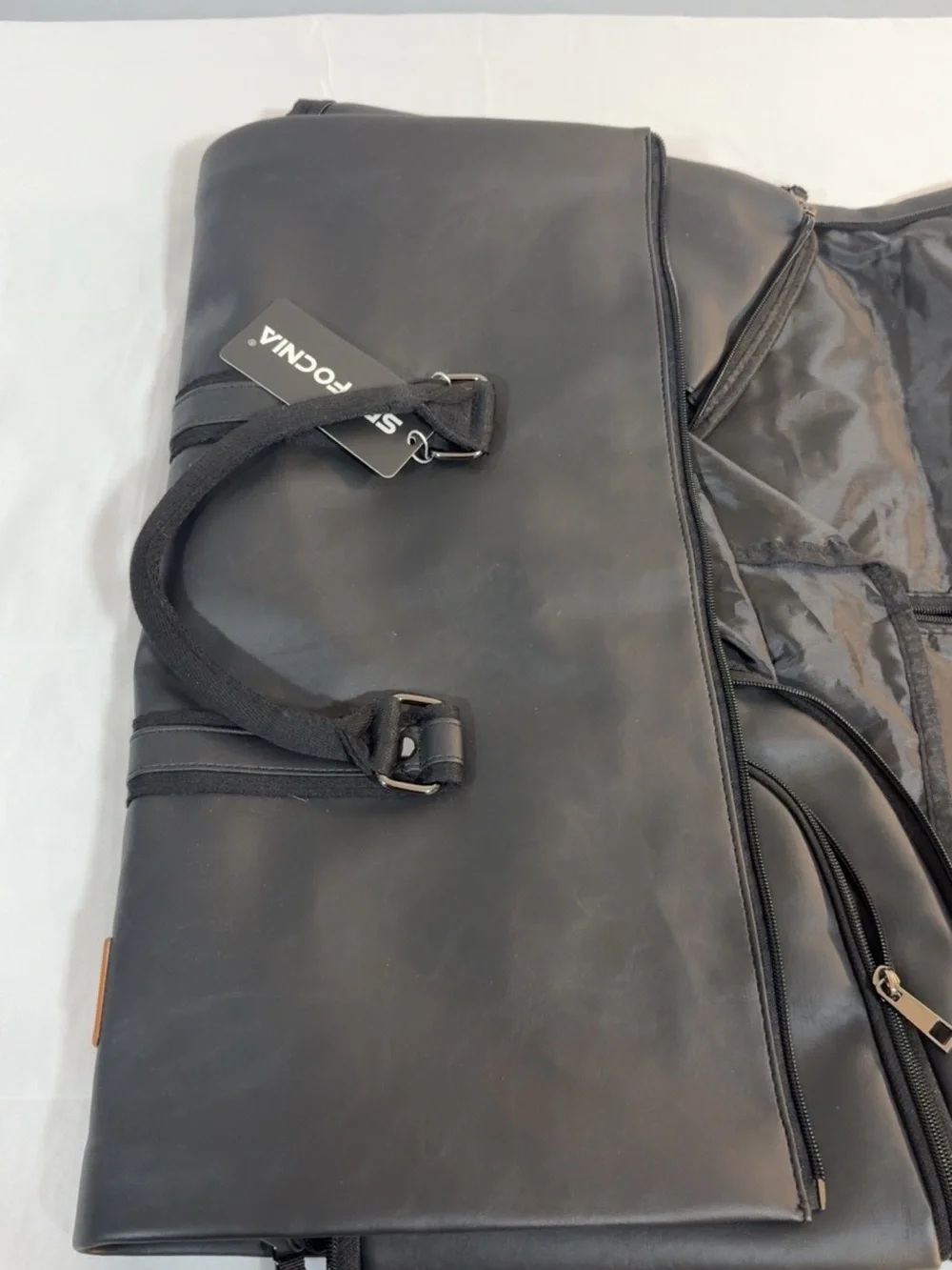Black Travel Tote Bag